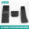 YaLumei Per Mazda 3 BP CX30 CX-30 CX50 CX60 MX30 2019 - 2021 2022 2023 2024 2025 Auto Poggiapiedi Acceleratore Pedale del Freno Copertura Accessori