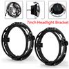 WUMFIRE Anello staffa di montaggio per faro LED rotondo da 7 pollici per Harley per moto Suzuki Accessori per moto per auto con staffa da 7 pollici