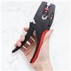 WOZOBUY Pinza spelafili e tagliafili automatica ROSSA 2 in 1 Strumenti resistenti 0,03-10 mm2/32-7 AWG Mini strumenti di riparazione elettrica