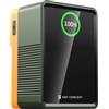 K&F CONCEPT 6700mAh Mini V Mount Batteria 14.8V Display TFT Cavo di ricarica da 240 W per videocamera Videocamera 99 Wh Ricarica rapida