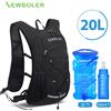 NEWBOLER Zaino da idratazione leggero da ciclismo da 20 litri Sport all'aria aperta Campeggio Arrampicata Zaino da alpinismo Borsa da viaggio per acqua 500ML/2L/3L