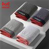 MiiOW 3/4 pezzi mutandine a righe boxer uomo intimo boxer in cotone organico antibatterico mutande senza soluzione di continuità PLUS 5XL