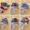 Potdemiel Bambole di Peluche di Supereroi Anime Spider-Man, Bouquet Creativi Fatti a Mano per Ragazzi, Regali di Laurea, Natale e Compleanno