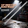 Hi-Spec Chiave a bussola per testa di attività con barra a forza lunga Hi-Spec 1/2 F con leva di forza forte Maniglia dello sterzo 10 "12" 15 "18" Utensili manuali