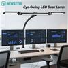 newstyle Lampada da scrivania a LED a 3 teste da 16 W per l'home office Lampada da scrivania per architetto accattivante 5 colori 10 livelli Lampada da tavolo per monitor del computer con attenuazione