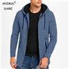 ANIMAL GAME Felpe da uomo Casual con cappuccio da uomo con tasche con zip Felpa a maniche lunghe con zip intera Giacca sportiva con cappuccio Capispalla oversize