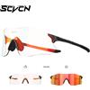 Scvcn Occhiali da ciclismo fotocromatici Occhiali da sole sportivi all'aria aperta Uomo Occhiali da bicicletta Ciclismo Corsa da donna Occhiali da bici UV400 Nuovo