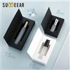sumeear 50 Pezzi Flaconi Spray per Profumo da 5/10/15ml, Nebulizzatore in Alluminio, Vetro Satinato, Multi-Misura, Ecologici e Riutilizzabili, con Scatole