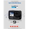 GoPro HERO 9 Black Action Camera 4K 5K con schermo frontale a colori Cam sportiva Foto da 20 MP, streaming live Go Pro HERO 9