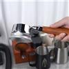 IKAPE Imbuto dosatore magnetico per caffè espresso IKAPE con tutti i portafiltri per caffè espresso da 51/54/58 mm, compatibile con anello dosatore in alluminio per caffè, argento