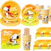 TAKARA TOMY Cartoon Dog Decorazione festa di compleanno Cane Stoviglie usa e getta Tovaglia Piatto Tazza Tovagliolo Bomboniera per bambini Forniture per feste regalo
