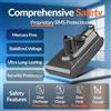 Aleaivy Batteria di ricambio ad alta capacità per Dyson V15 V11 Outsize V15 Detect V15s Submarine Click-in Vacuum 970425-01