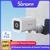 SONOFF CAM-B1P 2K HD Telecamera di sicurezza intelligente esterna AI Rilevamento umano IP65 Monitoraggio intelligente resistente alle intemperie Visione notturna a colori