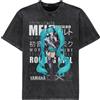Bandai Nuovo 2025 giapponese Hatsune Miku Anime stampato cotone lavato retrò invecchiato a maniche corte unisex T-shirt vintage uomo donna