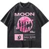 Bandai T-shirt da uomo Sailor Moon Anime Stampa Estate Trendy T-shirt oversize a maniche corte Vintage lavato Harajuku Cotone Abbigliamento Top