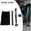 JFGRACING Supporto per ruota per strumenti per motocicli Supporto per paddock portatile su un solo lato Supporto anteriore posteriore Supporto pieghevole per riparazione pneumatici
