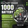 GUHUAVMI 2025 Nuovo Militare TREX3 1000mAh Batteria Astuto Della Vigilanza Schermo da 1.73 pollici 5ATM GPS Impermeabile Alltimetro Chiamata Bluetooth Uomini Smartwatch