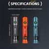 Alonefire Mini Torcia a Penna EDC ad Alta Potenza, Ricaricabile USB, Magnetica, Portatile, per Campeggio, Escursionismo, Illuminazione d'Emergenza