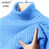 Animal Game Camicetta fredda in maglia a maniche lunghe da uomo Pullover dolcevita da esterno Maglione maglione casual Felpe calde di base invernali