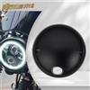 PowerMotor Universale 5.75 "7" Moto LED Faro Alloggiamento Retro Modificato Faro Staffa di Base Per Harley Yamaha Suzuki Cafe Racer