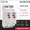 GEYA Relè temporizzato con ritardo on o off Tipo elettronico 16A AC230V O AC/DC12-240V con CE CB ROHS GRT8-A/B