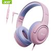 Acer HK03 Cuffie cablate per bambini per la scuola Limitatore di volume 85/94 dB Jack da 3,5 mm Cuffie audio stereo pieghevoli per regali per ragazze e ragazzi