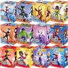 BLOKEES Giocattolo Spider Man Splicing 12 cm Iron man Peter Parker Miles Morales Ant-Man Hulk Spider Gwen Action Figure NATALE Gfts