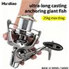 Huidiao NGK-II Mulinello da Spinning per carichi pesanti 25KG Max Drag 8000-14000 Zero Play 6 + 1BB Mulinello da lancio liscio per surf e pesca in mare