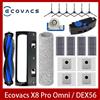 Ecovacs X8 Pro Omni / DEX 56 Robot Aspirapolvere Pezzi di ricambio Spazzole laterali principali Panni per mocio Filtri HEPA Sacchetti per la polvere Accessori