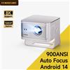 Magcubic 900ANSI Android 14 Proiettore Supporto messa a fuoco automatica 8K nativo 1080P con Wifi6 BT5.4 16G Allwinner H726 portatile HY350Max