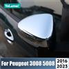 YaLumei ABS Auto Specchietto retrovisore Copertura Trim Per Peugeot 3008 5008 GT 3008GT 5008GT 2016 2017 2018 2019 2020 2021 2022 2023 Accessori