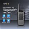 Retevis P4 P64 Walkie Talkie UHF DMR Radio Bidirezionale per Comunicazioni di Emergenza, Radio Tipo-C per Campeggio, Radio Digitale Portatile