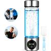 BALASHOV Bottiglia generatore di acqua a idrogeno ad alte prestazioni portatile SPE + PEM Lonizzatore a doppia camera + PPB e visualizzazione del tempo Acqua di idrogeno elettrolitica