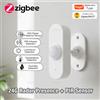 coolo Sensore di presenza umana radar 24G MmWave + sensore di movimento PIR Temperatura della luce Umidità Supporto USB/alimentato a batteria Tuya Zigbee Z2M