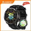 KOSPET Tank T4 Orologio intelligente robusto da uomo GPS di grado militare Acciaio inossidabile 100M Impermeabile 45M Apnea 24/7 Monitor sanitario