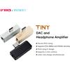 FiiO/Snowsky Tiny DAC Amplificatore per cuffie, DAC USB con 3,5/4,4 mm/Tipo C, sintonizzazione PEQ, supporto 384 kHz/DSD256, controllo in linea