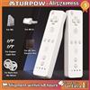 Turpow Per telecomando Wii con Wii Motion Plus all'interno | Controller Shock Wii Nunchuk | Compatibile con Nintendo Wii, Wii U