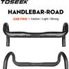 TOSEEK Manubrio interamente in fibra di carbonio 380/400/420/440mm Barra piegata Nero Finitura opaca Bici da strada Manubrio in carbonio Parti di biciclette