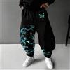 Bandai Pantaloni da uomo Demon Slayer Pantaloni sportivi Tokito Muichiro Primavera e autunno Pantaloni da jogging anime giapponesi Pantaloni casual in puro cotone