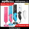 bonacell Controller per Nintendo Wii 2 in 1 controller sinistro destro opzionale Motion Plus Set gioco telecomando joystick gamepad wireless