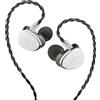 SIMGOT EG280 In Ear Monitor 1DD + 1 Planare HiFi IEM Auricolare da gioco cablato con microfono Cavo OFC a 2 pin staccabile lungo 1,7 m