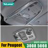 YaLumei Per Peugeot 3008 5008 GT 2017 2018 2019 2020 2021 2022 2023 3008GT Auto Anteriore Posteriore Lampada Da Lettura Luce Trim Copertura Accessorie