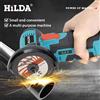 HILDA 12v Mini Smerigliatrice angolare Utensile elettrico a batteria da 3 pollici per il taglio di lucidatura e molatura del diamante Smerigliatrice angolare ricaricabile