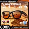 GUHUAVMI 2025 occhiali intelligenti fotocamera bluetooth Registrazione video Riconoscimento foto AI Risposta oltre 100 lingue Traduzione Riproduzione musicale Uomo Donna