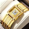 YaLaLuSi Orologio da donna con strass, cinturino intagliato con confezione regalo con regolatore, ideale per donna, madre, moglie