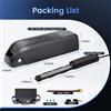 Aleaivy Nuovissima Batteria Hailong di Alta Qualità 48V 36V 10Ah 15Ah 20Ah per Motore Bafang BBS02 BBS03 BBSHD, Pacco Batteria Hailong 18650