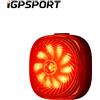 iGPSPORT TL50 Fanale posteriore per bicicletta intelligente compatibile con Shimano Di2 presenta luce freno automatica 6 modalità di ricarica USB