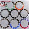 tandorio Nero Blu Rosso Verde 36.5MM * 29.2MM Inserto lunetta in ceramica/lega adatto NH35 NH34 GMT Orologi automatici Orologio da uomo Accessori parte
