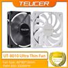 TEUCER UT-8010 Ventola da telaio ultrasottile 80x10mm PWM 4 pin per raffreddamento CPU PC desktop