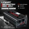 Foval UPS Inverter 2000W/4000W Inverter a onda sinusoidale pura DC12V 24V a AC110V 220V Gruppo di continuità 15A/8A Corrente di ricarica